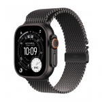 Watch Ultra 349mmBlack Titanium/Black Titanium Milanese Loop -Medium