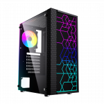 GEMBIRD computer case Fornax 2500 ATX - ARGB backlight black