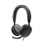 Dell | Pro Wired On-Ear Headset | WH5024 | Built-in microphone | USB Type-A | ANC | Black