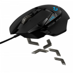 Žaidimų pelė Logitech G502 Hero, Laidinė, Juoda