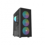 Fury PC Case | SHOBO SH8F ARGB | Black | Midi Tower