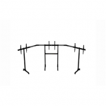 Next Level Racing | Floor stand | Free Standing Triple Monitor stand | 3 x 32- 65 " | Maximum weight (capacity) 70 kg | Black