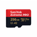 SanDisk Extreme PRO microSDXC Atminties kortelė 256GB UHS-I + SD Adapteris
