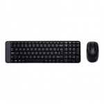 Logitech | Combo Wireless Keyboard and Mouse | MK220 | Keyboard and Mouse | Wireless | Mouse included | US | Black | N/A