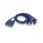 Aten | 4-Port USB VGA/Audio Cable KVM Switch (0.9m, 1.2m)