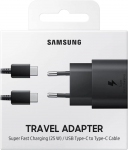 Samsung EP-TA800 Super Fast Charging 25W Įkroviklis USB-C + Kabelis USB-C, Juoda