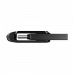 SanDisk Ultra Dual Drive Go USB atmintinė 64GB, USB-C/USB-A 3.2 Gen 1, Juoda