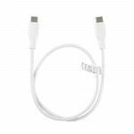 USB-C į USB-C kabelis DELTACO, 60W, 0.5 m, baltas / IPLH-1005 / 1902625