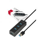 AXAGON USB3.0 Charging hub | HUE-S2BL