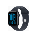 Apple Watch SE 3 GPS 44mm Midnight Aluminium Case with Navy Blue Sport Band - S/M | Apple