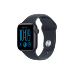Apple Watch SE 3 GPS 40mm Midnight Aluminium Case with Navy Blue Sport Band - S/M | Apple
