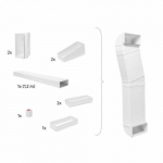 Kaitlentės su gartraukiu pajungimo priedas Electrolux M2CKCF01C