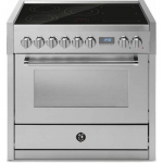 Viryklė Steel Genesi G9F-5FI SS, PROFESIONALI, Indukcinė, 90 cm