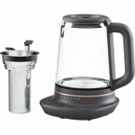 Elektrinis virdulys su temperatūros reguliavimu ir nuovirų filtru  Electrolux E7GK1-8BP 1.7l juodas / stiklas