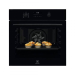Juodos spalvos orkaitė Electrolux"SteamBake" EOD6P77WZ