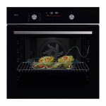 Juodos spalvos el.orkaitė su pirolize AEG OA5PB531AB