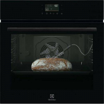 Juodos spalvos orkaitė su pirolize ir garų funkcija Electrolux LOD7P87Z