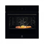 70l.talpos įmontuojama garinė juodos spalvos orkaitė Electrolux EOB8S39WZ