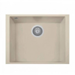 Akmens masės plautuvė Plados-Telma CUBE Undermount ON5610ST 50TG Sacharos smėlio spalva