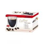 Scanpart CAFFEE dvigubo stiklo stiklinės 2 x 175 ml