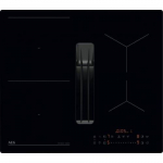 60 cm pločio indukcinė kaitlentė su integruotu gartraukiu AEG TT64CB00CB