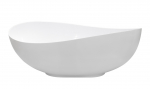 Vonia, laisvai pastatoma Besco Siya, 100 cm x 172 cm x 63 cm, ovalas, balta sp.