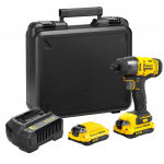 Akumuliatorinis smūginis suktuvas-veržliasukis su akumuliatoriumi Stanley SFMCF800C2K-QW, 18 V, 1.5 Ah
