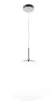 &Scaron;viestuvas kabinamas Candellux Lighting Poly 31-27668, E27, 1 x 60 W, balta sp. / chromo sp., 40 x 31 cm