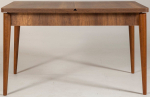 Stalas i&scaron;skleidžiamas Kalune Design Vina, rie&scaron;uto sp., 129 - 163 cm x 80 cm x 75 cm