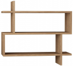 Sieninė lentyna Kalune Design Paralel 855DTE1683, ąžuolo sp., 65.5 cm x 22 cm x 70 cm