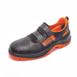 Darbo batai vyrams Panda Safety Gamma NEOS O1 SRC, be aulo, be pa&scaron;iltinimo, juoda/oranžinė, 39 dydis