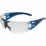 Apsauginiai akiniai JSP Forceflex FF3, skaidrūs/mėlyna/juoda