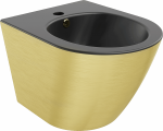 Bidė Mexen Lena, 370 mm x 480 mm x 325 mm, aukso sp./juoda sp.