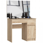 Kosmetinis staliukas Akord CLP P-2/SL, sonoma ąžuolo sp., 142 cm x 90 cm x 50 cm