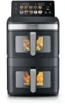 Kar&scaron;to oro gruzdintuvė Caso AirFry DuoTower, juoda sp., 2800 W, 6.2 l
