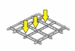 Profilis Knauf KCS 1200x24 mm Skersinis (DONN konstrukcija kabamosioms luboms)