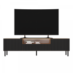 TV staliukas RTV Kama, ąžuolo sp./juoda sp., 40 cm x 160 cm x 43 cm