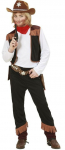Kostiumas vaikams, kaubojus Widmann Cowboy, ruda sp./balta sp./juoda sp., 158 cm