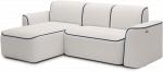 Kampinė sofa Ume, balta sp., 190 x 287 cm x 88 cm