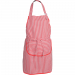 Prijuostė universalus Cerva Venus, balta/raudona, Universalus dydis