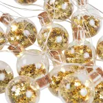 Lempučių girlianda Homla Sparkes 232910, 1.7 m, &scaron;iltai balta sp., 15 LED, Aukso sp.