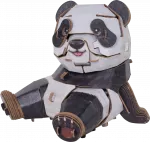 3D dėlionė MakeBug Panda MB-D-0041, 12 cm x 10 cm, balta sp./juoda sp.