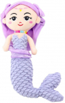 Pliu&scaron;inis žaislas Lean Toys Mermaid, violetinė sp., 32 cm