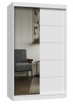 Spinta IGA 120 A/C, balta sp., 120 cm x 61 cm x 200 cm, su veidrodžiu