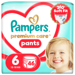 Sauskelnės-kelnaitės Pampers Premium Care Pants, 6 dydis, 46 vnt.