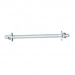 Strypas su veržlėmis ir poveržlėmis Haushalt DIN 975, 300 mm x 14 mm cinkuota