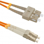 Laidas Qoltec Optic SC/UPC to LC/UPC SC/UPC, LC/UPC, 1 m, oranžinė sp.