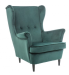 Krėslas Scandinavian Lord Velvet, žalia sp., 72 cm x 85 cm x 101 cm