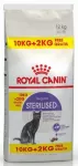 Sausas kačių maistas Royal Canin Sterilised, vi&scaron;tiena, 10+2 kg