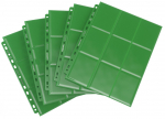Žaidimo kortelių dėklas Gamegenic 18-Pocket Pages Sideloading Green